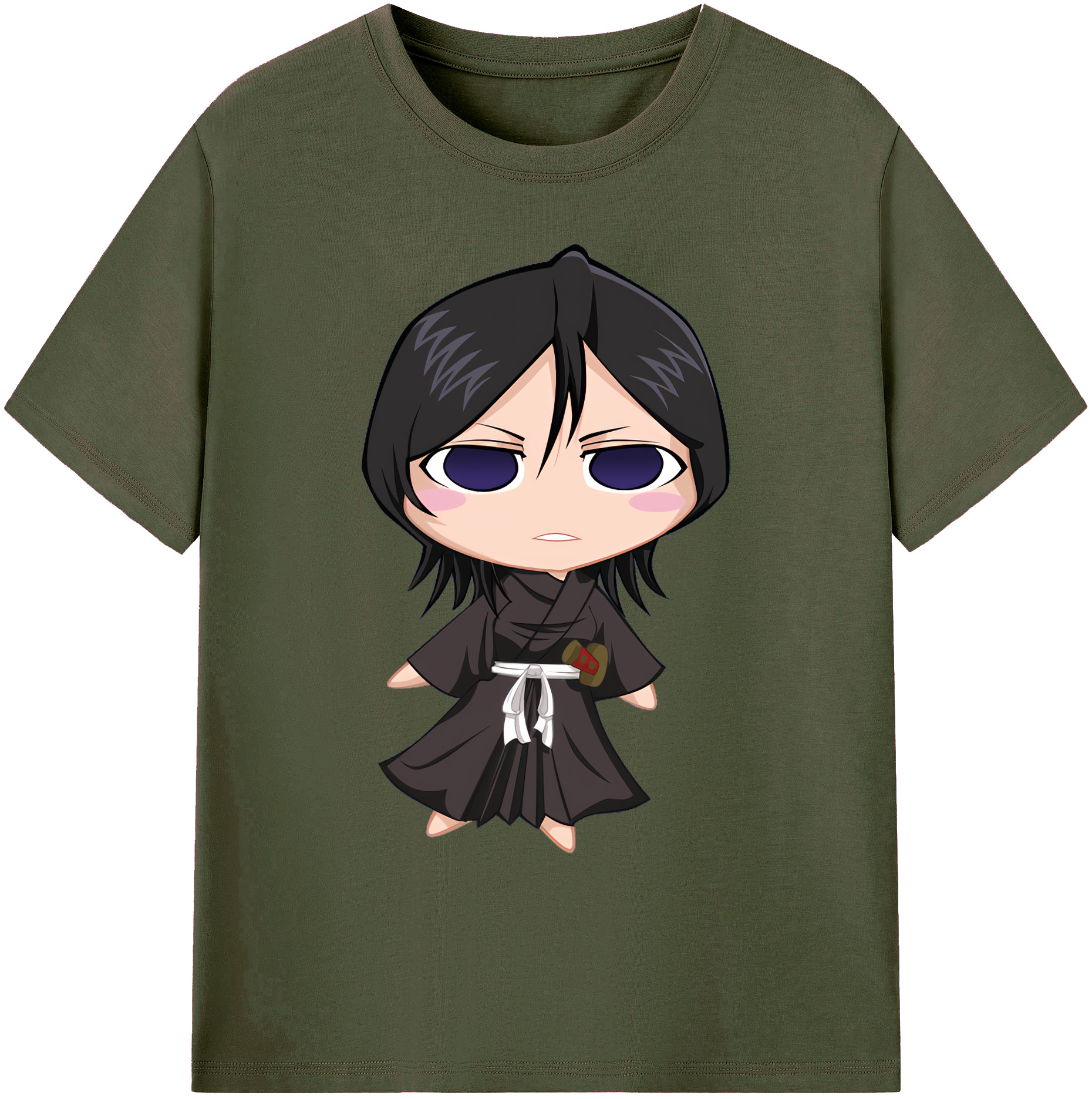 （画像用） ブリーチ 朽木ルキア BLEACH Kuchiki Rukia 綿100％ メンズ半袖Tシャツ｜肌触りやわらか＆通気性